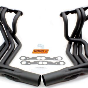 SBC Side Mount Headers - Black - 63-82 Vette