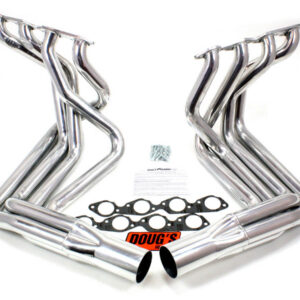 BBC Side Mount Headers - Silver - 63-82 Vette