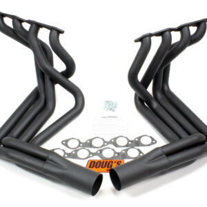 BBC Side Mount Headers - Black - 63-82 Vette