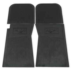 65-66 Mustang Pony Floor Mats Black