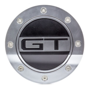 Fuel Door GT Silver/Blk 15-   Mustang