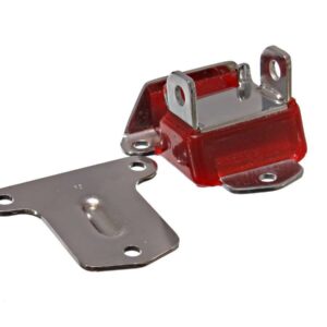 BBC Engine Motor Mount Chrome Finish Red Each