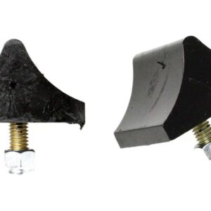 Bump Stop 1-3/8 x 2-3/8 x 2 Rect Pointed Pair