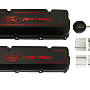 351C Aluminum Valve Cover Set - Black Finish