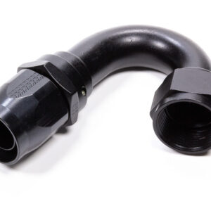 Hose Fitting #16 150 Deg Black