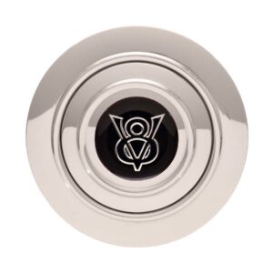 GT9 Horn Button V8 Logo Color Emblem