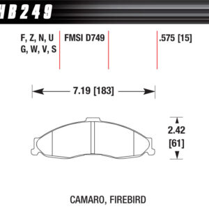 Performance Street Brake Pads (4)