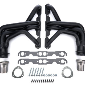 67-81 GM P/U SBC Header Black Standard Duty