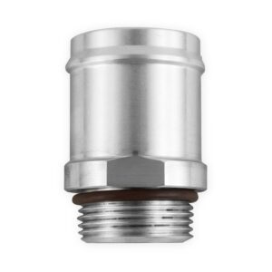 Radiator Hose Fitting 1.5in Hose to #16 ORB