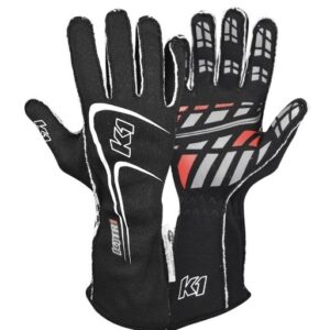 Glove Track1 Black Small SFI 5