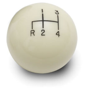 2in Shift Knob Ivory 4 Speed