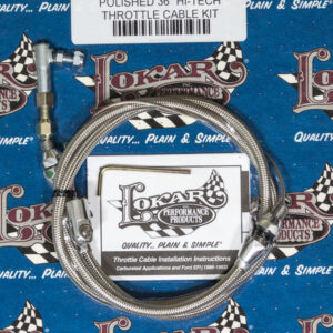 Hi-Tech Throttle Cable Kit 36in Stainless