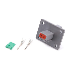 Plug Deutsch 2 Pin Receptacle w/Flange