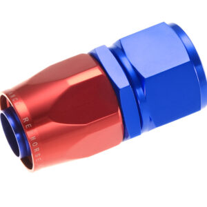 20AN Straight Hose End Red Blue