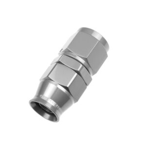 10AN Straight PTFE Reusable Hose End Clear