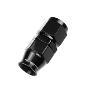 12AN Straight PTFE Reusable Hose End Black