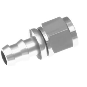 8AN Straight Push Lock Hose End Clear