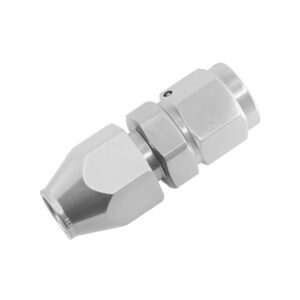 6AN Female to 3/8in Tube Adapter Clear