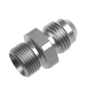 6AN - 9/16in x 24 Holley Single Feed Carb Fitting