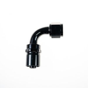 10AN 90Deg Crimp Hose End Black