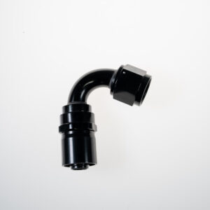 12AN 120Deg Crimp Hose End Black