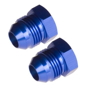 6AN Flare Plug 2/pkg Blue