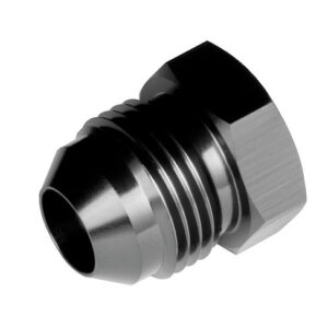 10AN Flare Plug 1/pkg Black