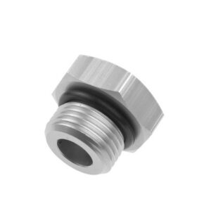 6AN Straight Thread O-Ring Port Plug Clear