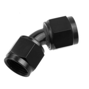 12AN FM to FM Flare Swivel Coupling Black