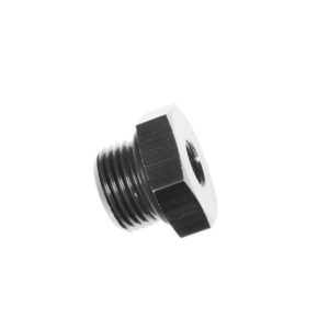 12 ORB Port Plug with 1/8in NPT Female Black