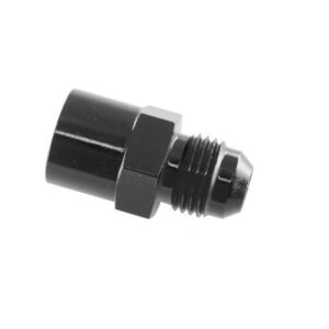 6AN Male to M16x1.5 Female Black