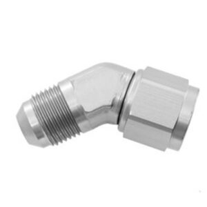 6AN Male to 6AN Female 45Deg Clear