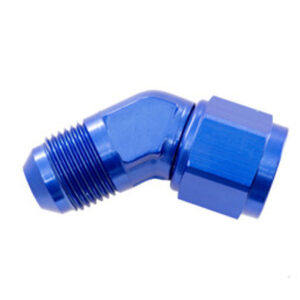 10AN Male to 10AN Female 45Deg Blue