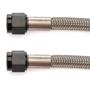 6AN 12in Nitrous Line Black