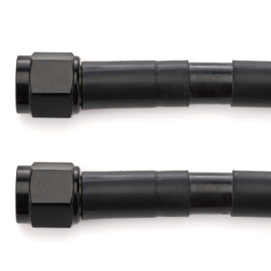 6AN 6in Nitrous Line Black