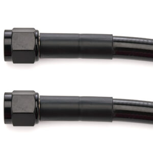 6AN 12in Nitrous Line Black