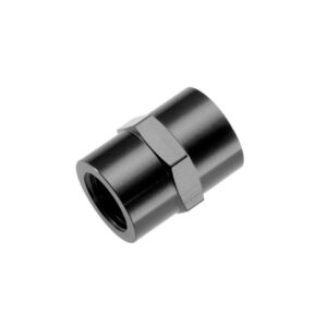 1/4in NPT Female Pipe Coupler Black