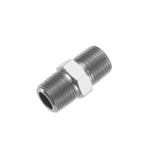 3/8in NPT Male Pipe Union Clear