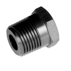1/2in NPT ML - 1/4in NPT FM Reducer Black