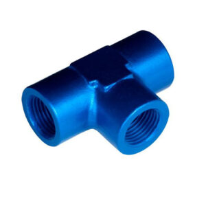 1/8in FM Tee NPT Adapter Blue