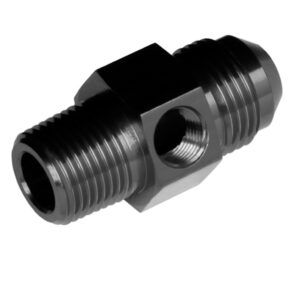 8AN ML to 3/8in NPT ML 1/8in NPT Hex Black