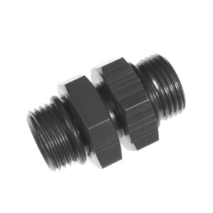 8AN ORB ML to 10AN ORB ML Coupler Black