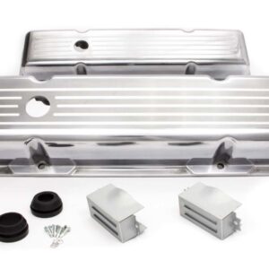 SBC Alum Short V/C Ball Milled Polished