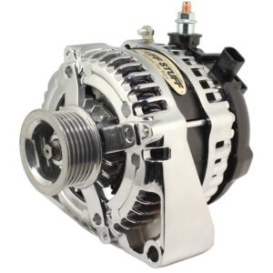 LS225 Max Amp Alternator 6 Groove 1-Wire Chrome