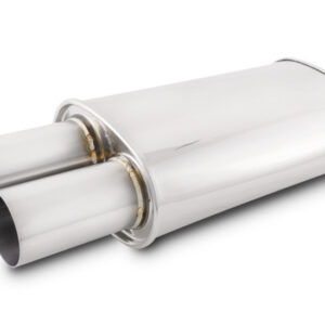STREETPOWER Oval Muffler 3in Round Straight