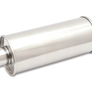 STREETPOWER Round Muffle r 3.5in inlet/outlet