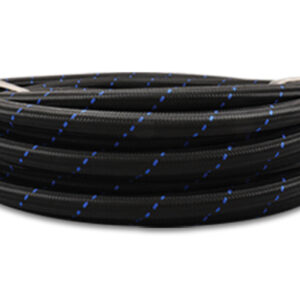 10ft Roll -12 Black Blue Nylon Braid Flex Hose