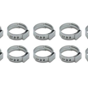 Stainless Steel Pinch Cl amps 16.0-19.2mm 10 Pack
