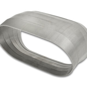 45 Degree Vertical Plane Oval Pie Cuts