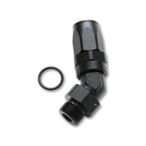 Male -6AN x 9/16-18 45 Degree Hose End Fitting